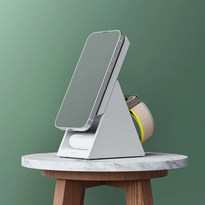 Choetech T600 15W 3in1 induction charging station - white