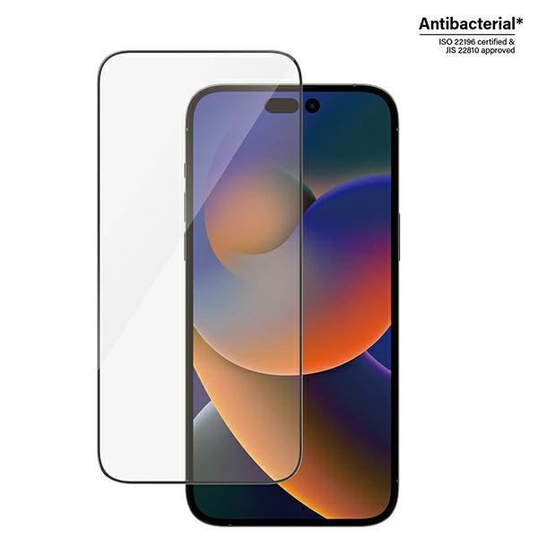 Glass PanzerGlass Ultra-Wide Fit iPhone 14 Pro Max 6.7" Screen Protection Antibacterial Easy Aligner Included 2786