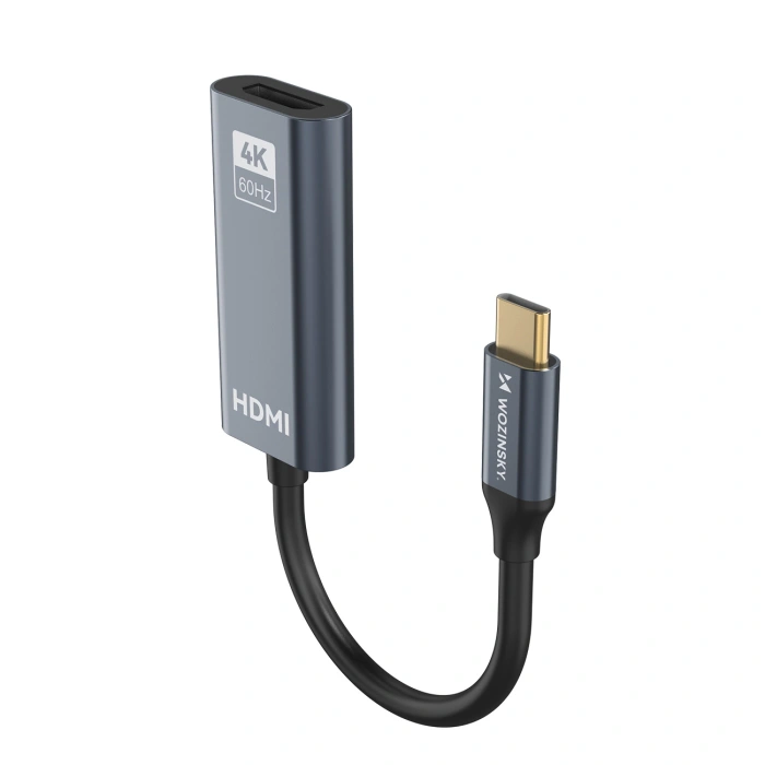 Adapter Wozinsky WACH-01 USB-C - HDMI 4K 60Hz - czarny