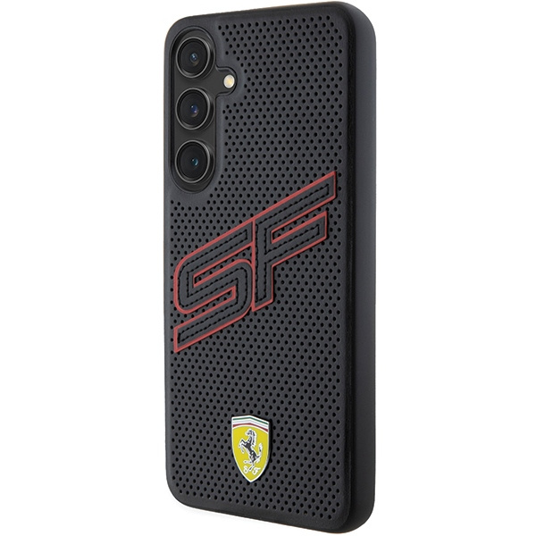 Etui Ferrari FEHCS24SPINK Samsung Galaxy S24 S921 czarny/black hardcase Big SF Perforated Case