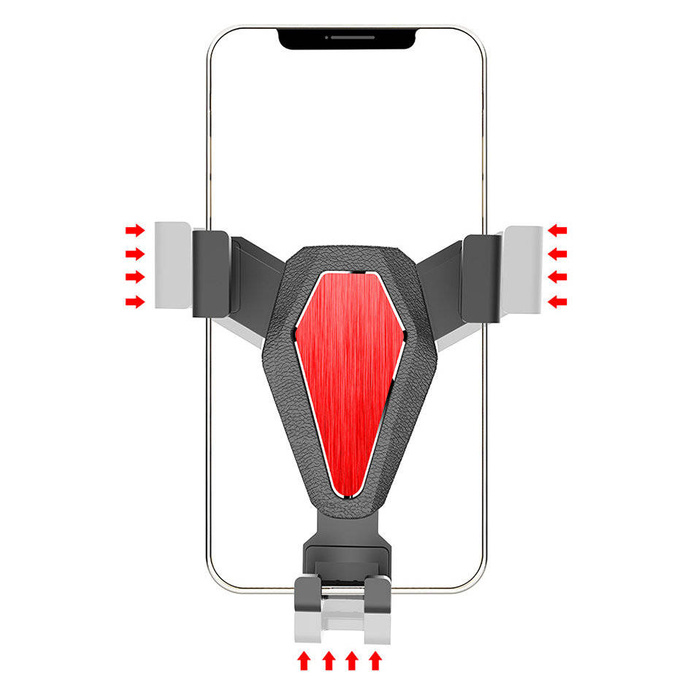 Gravity support support de smartphone de voiture pour calandre argent (YC07)