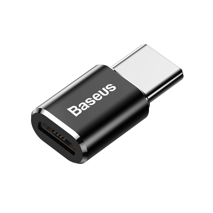 Adaptateur Baseus Micro USB vers USB Type-C Noir