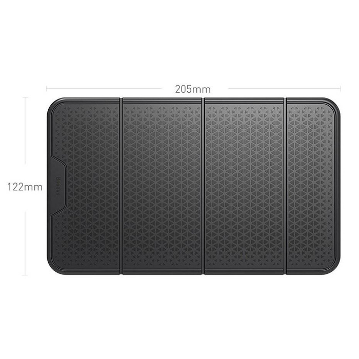 Baseus Folding Bracket Antiskid Pad Self-adhesive Holder Nanopad black (SUWNT-01)