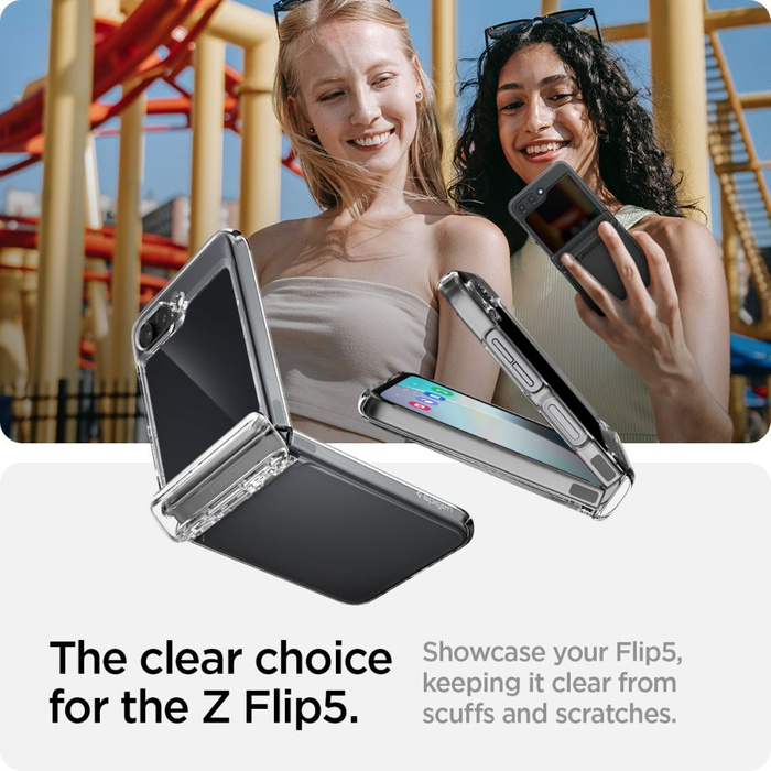 Case Spigen Thin Fit "pro" Galaxy Z Flip 5 Crystal Clear