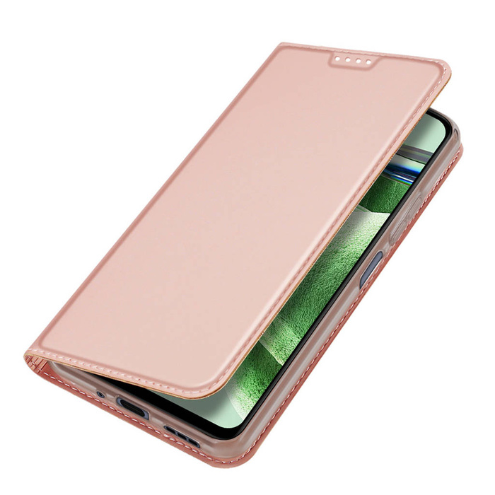 Funda Dux Ducis Skin Pro para Xiaomi Redmi Note 12 Pro / Poco X5 Pro 5G Funda Flip Card Wallet Stand Pink