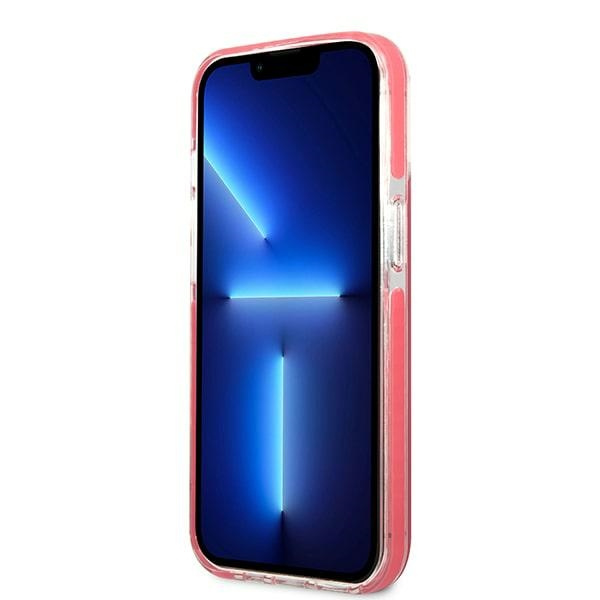 Hülle KARL LAGERFELD Apple iPhone 13 Pro Max Choupette Kopf Fuchsia Rosa Hartcase