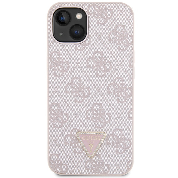 Guess GUHCP14XP4TDSCPP iPhone 14 Pro Max 6.7" rosa/rosa durocase Crossbody 4G Metal Logo