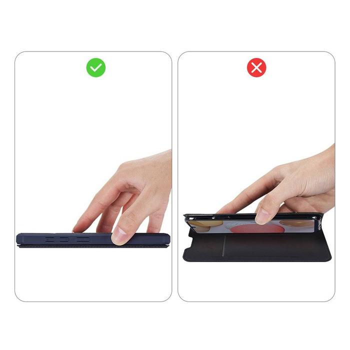 Custodia per Dux Ducis Skin X per Samsung Galaxy A42 5G blu