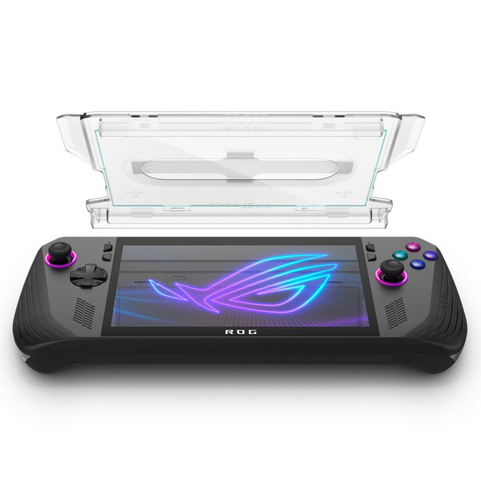 VIDRIO TEMPLADO SPIGEN ASUS ROG ALLY X GLAS.TR "EZ FIT" 2-PACK CLEAR