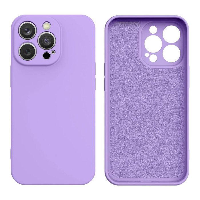 Obal Silikon Case Obal iPhone 14 Plus Silikonový Kryt fialový Case
