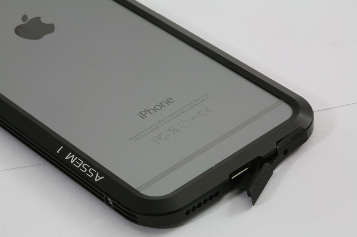  LJY Assem 1  6 6S Aluminium Bumper Frame Black