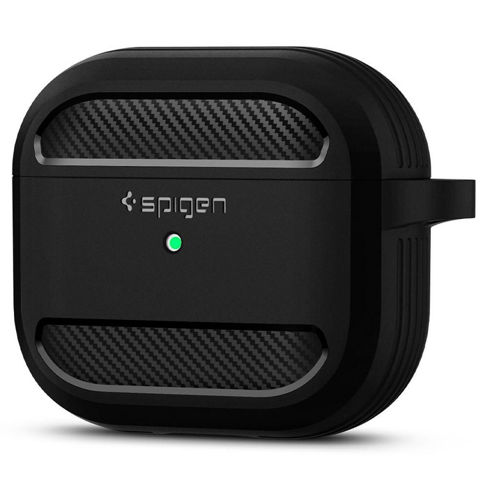 Cover SPIGEN Apple Airpods 3 2021 Rugged Armor Matte Black