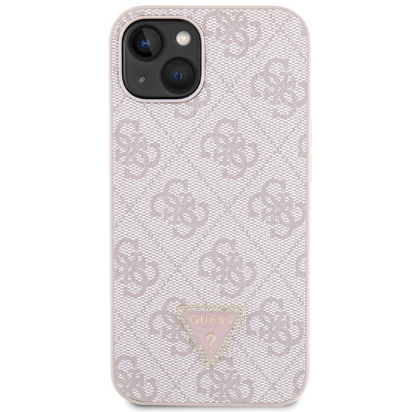 Guess GUHCP13MP4TDSCPP iPhone 13 6.1" rosa/rosa rigidocase Crossbody 4G Metal Logo