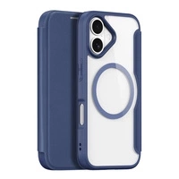 Dux Ducis Skin X Pro iPhone 17 Hülle mit Wallet, MagSafe kompatibel - Blau