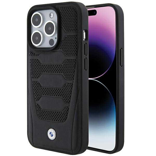 Cover Bmw Bmhcp15l22rpsk IPhone 15 Pro 6,1" Nero/Nero Sedili in pelle modello Case