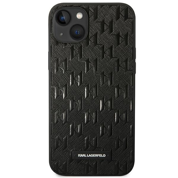 Karl Lagerfeld KLHCP14MSAKLHPK iPhone 14 Plus 6.7" hardcase black/black Saffiano Mono Metal Logo