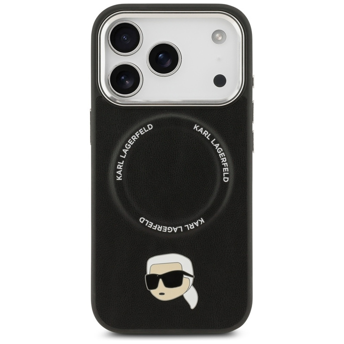 Etui Karl Lagerfeld Karl Pin MagSafe do  iPhone 17 Pro czarny