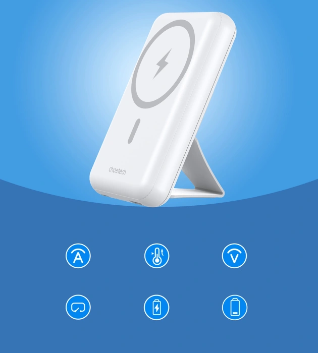 Choetech Powerbank B663 10000mAh 20W MagSafe USB-A / USB-C - weiß