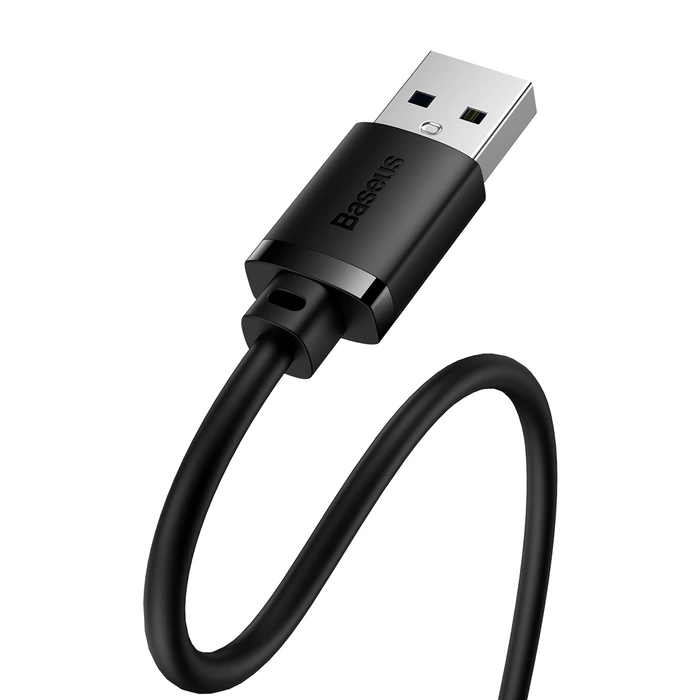 [B WARE] USB 3.0-Verlängerungskabel 0,5 m Baseus AirJoy-Serie – schwarz