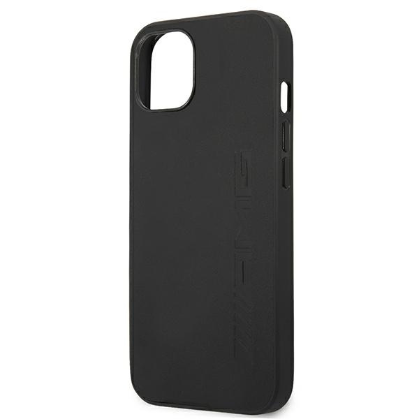 AMG AMHCP13SDOLBK iPhone 13 mini 5.4" schwarz/schwarz hartcase Leder Hot Stamped