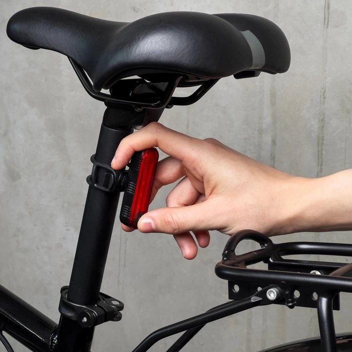 Set di luci per bicicletta USB-C anteriore e posteriore Wozinsky WSBLB1 - nero