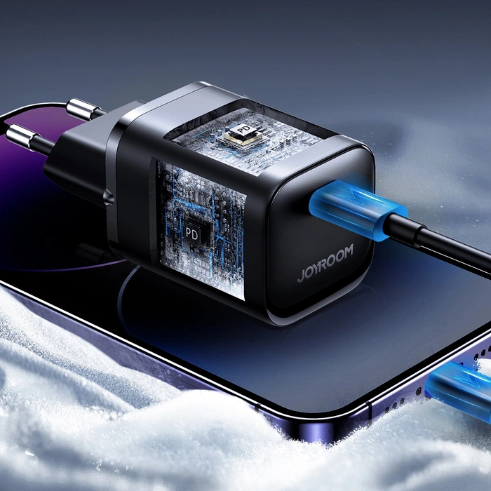 Joyroom JR-TCF07EU Speed ​​​​Series 30W USB-C PD/QC/AFC/FCP nástěnná nabíječka – černá