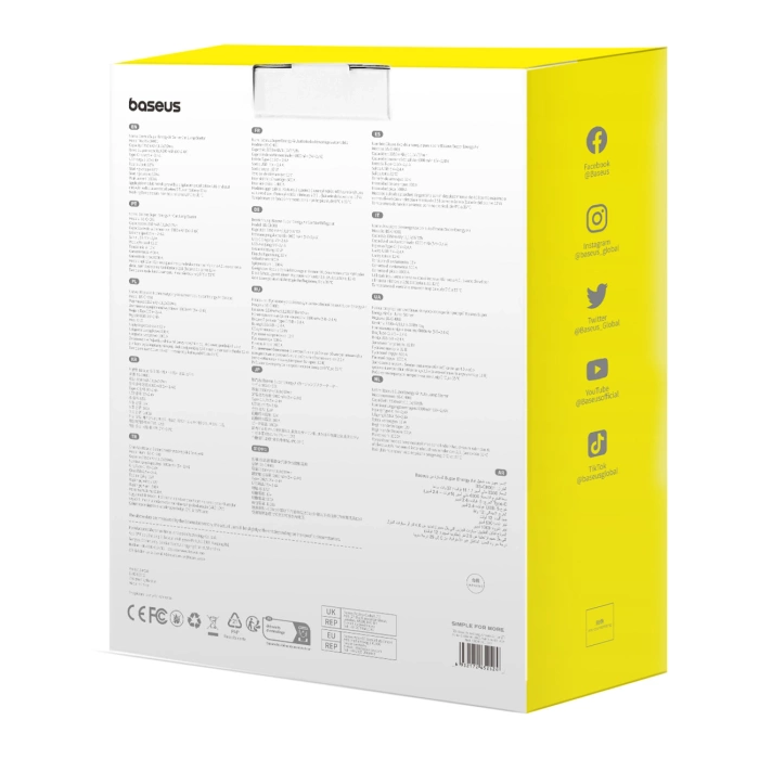 Baseus Super Energy Air Series Auto-Starthilfe (10000 mAh, 1000 A Spitzenstrom) Cluster Schwarz