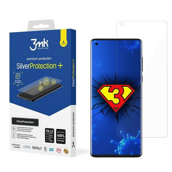 Screen Protector Antimicrobial 3mk Motorola Edge Silver Protect Wet Mounted