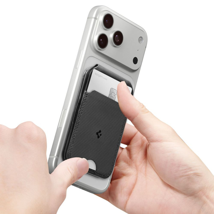Spigen S314-2 SCHLANKES FALTSTATIV MagSafe UNIVERSAL MagNETIC KARTENHALTER SCHWARZ