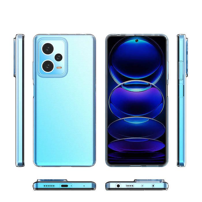 Coque Ultra Clear 0.5mm pour Xiaomi Redmi Note 12 Pro+ coque fine transparente
