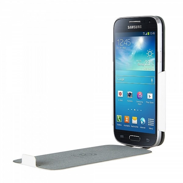 Bugatti UltraThin Flip i9195 S4 mini 08334 biela