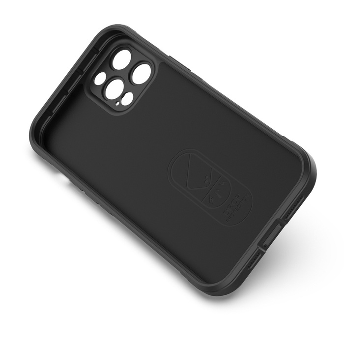 Pouzdro Magic Shield Case pro iPhone 12 Pro Max flexibilní pancéřový tmavě modrý kryt