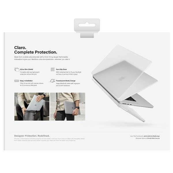 UNIQ case Claro MacBook Air 13 (2022) clear/dove mATTE clear