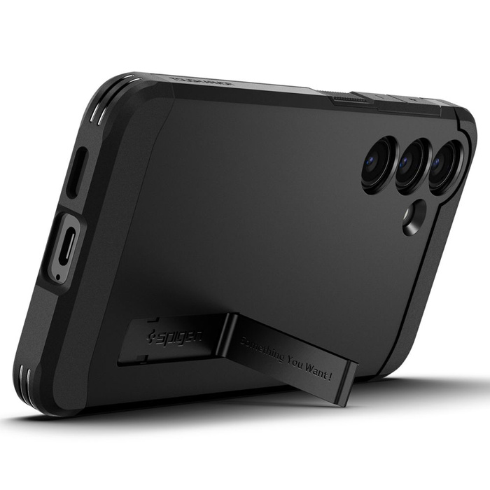 Coque Spigen Tough Armor Samsung Galaxy S24+ Plus Noir Case