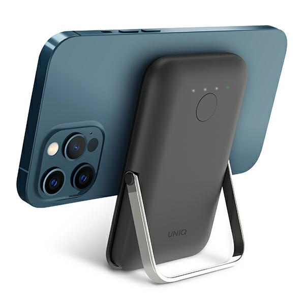 Uniq Powerbank Hoveo 5000mAh USB-C 20W PD Fast charge Wireless Magnetic grey/charcoal gray