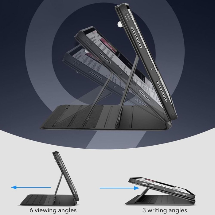 ESR FLIP HYBRID IPad PRO 13" 7 / 8 / 2024-2025 SCHWARZ