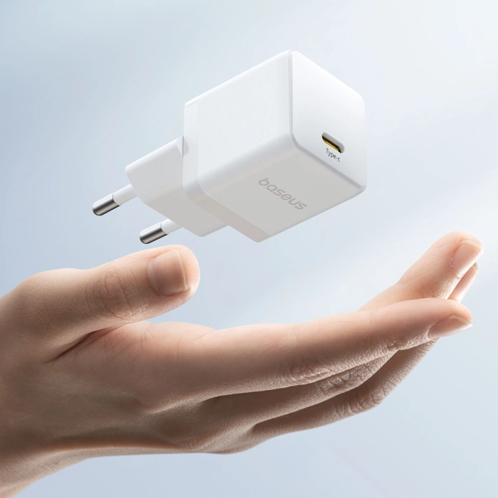 Baseus Palm 20W USB-C Wandladegerät - Weiß