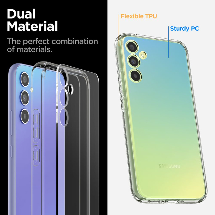 Spigen Ultra Hybrid GALASSIA A34 5G CRYSTAL CLEAR