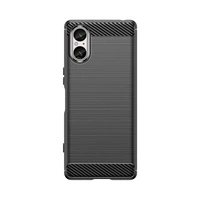 Coque Carbone pour Sony Xperia 5 V - noire