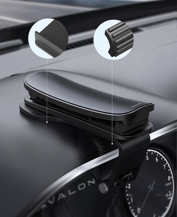 [APRÈS RETOUR] Baseus Big Mouth Pro Bracket Vehicle Mount Clip for Dashboard black (SUDZ-A01)