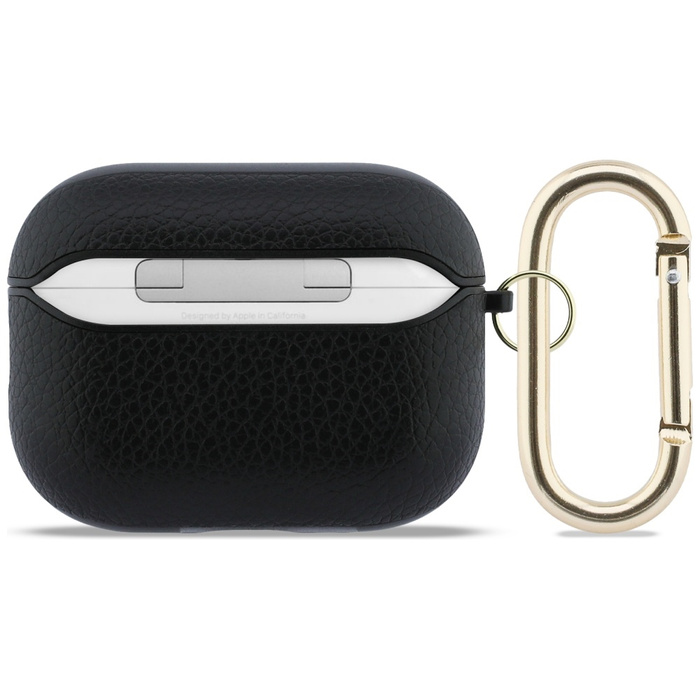 Etui Guess Grained Classic Logo do       AirPods Pro 3 czarny