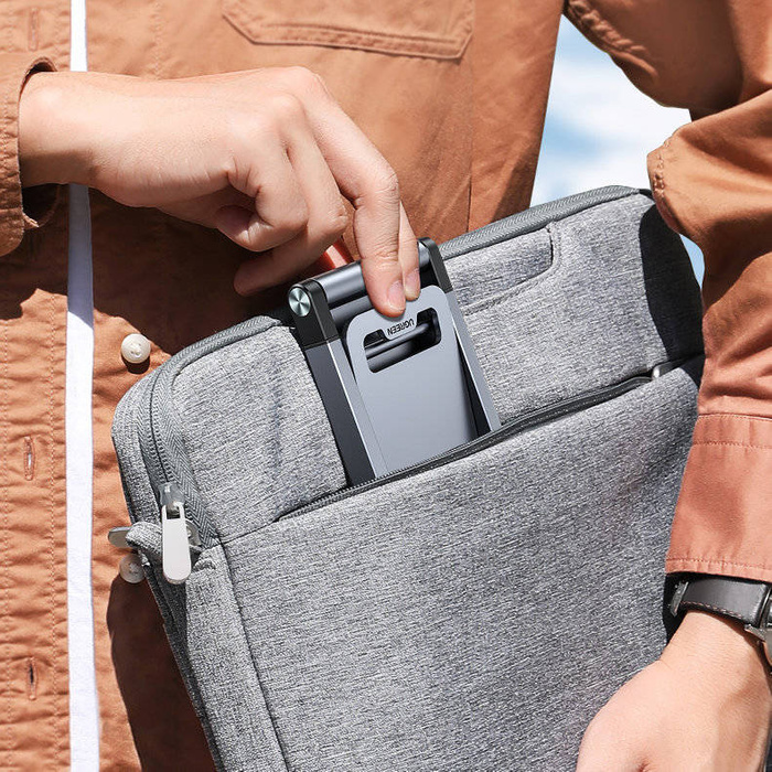 Ugreen skládací stojánek stojánek na smartphone stojánek na telefon šedý (LP263)