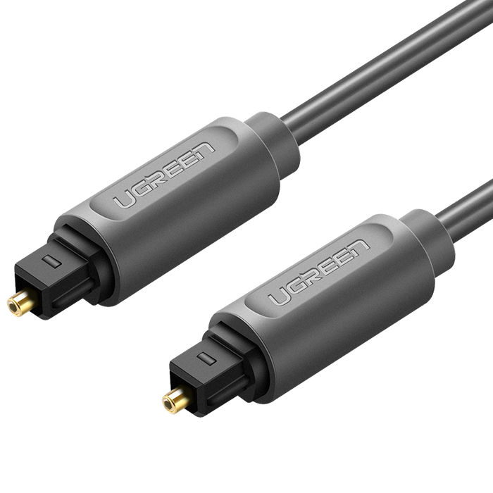 UGREEN Toslink AV122 Audio Dolby 7.1 Optisches Kabel 1.5m Vergoldet Schwarz