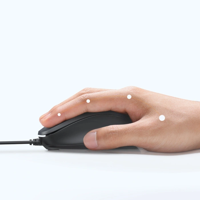 Myszka Ugreen przewodowa optyczna - czarna