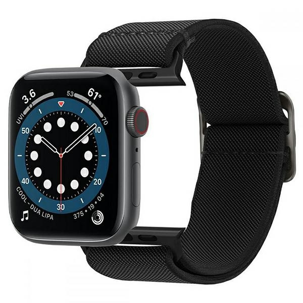 Armband SPIGEN Apple Watch 2 / 3 / 4 / 5 / 6 / SE (42/44mm) Fit Lite Schwarz