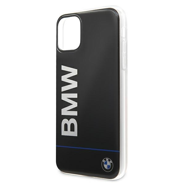 Cover BMW Apple iPhone 11 Pro Signature Logo stampato Nero Hardcase