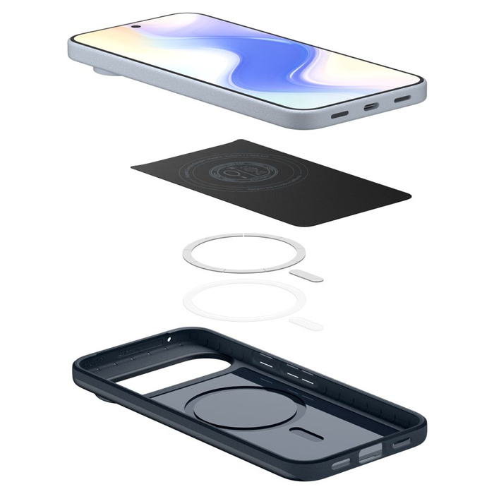 Spigen Thin Fit Mag MagSafe GOOGLE PIXEL 10 / 10 PRO METALL SCHIEFER