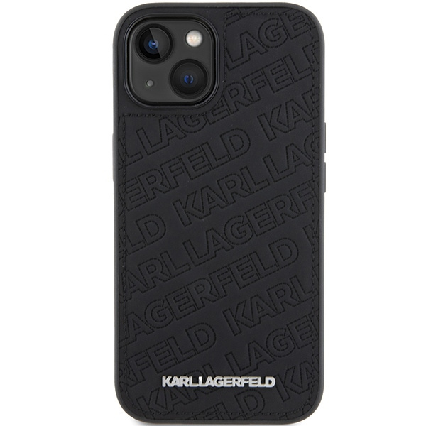 Etui Karl Lagerfeld KLHCP15SPQKPMK iPhone 15 6.1" czarny/black hardcase Quilted K Pattern Case
