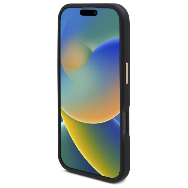 Etui Guess iPhone 16 Pro 6.3" czarny/black hardcase 4G Logo Plate MagSafe