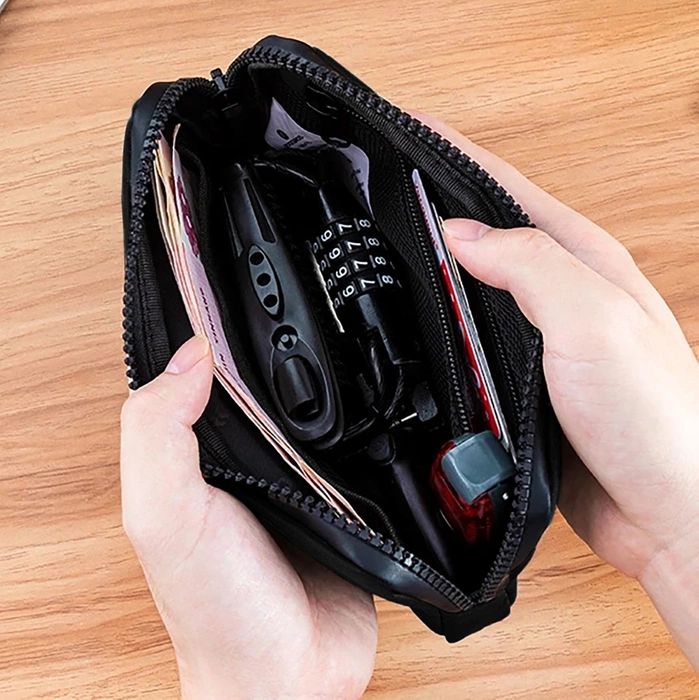 Rockbros Fahrradtasche 30990043003 für Handy, Schlüssel, Geldbörse 0,15 l – Schwarz